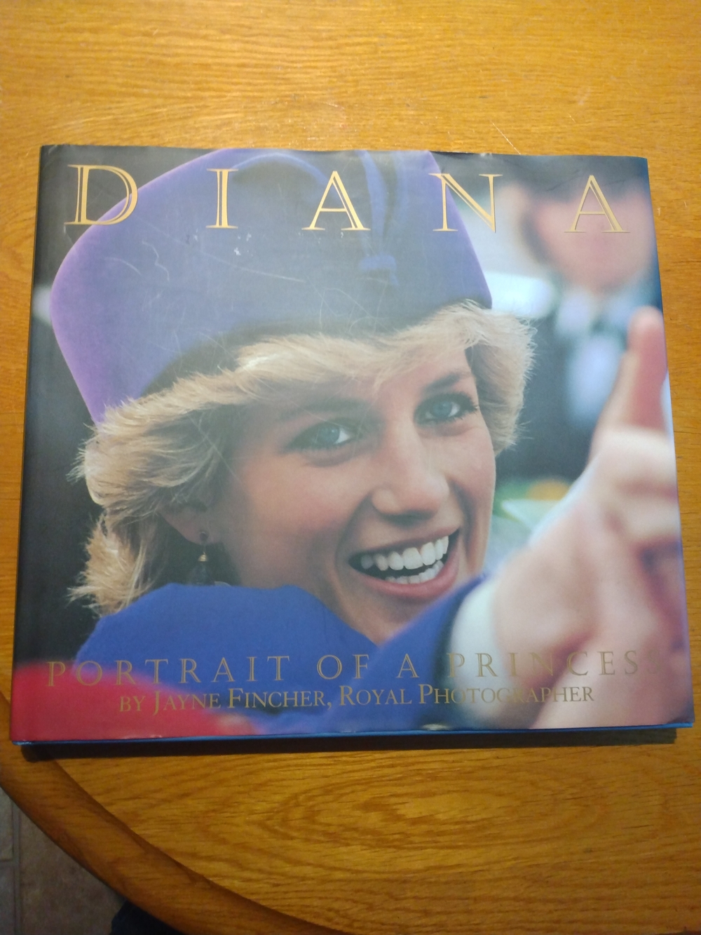 Diana Portrait of a Princess Hardcover Art Book - Purple & Blue Cover